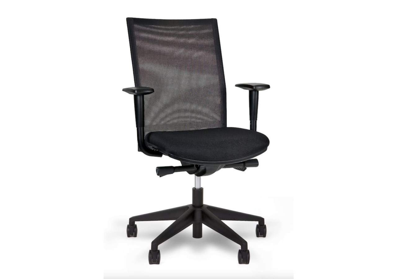 Chaise de bureau Workliving Jaarbeurs - Design ergonomique noir - 102495 - Workliving