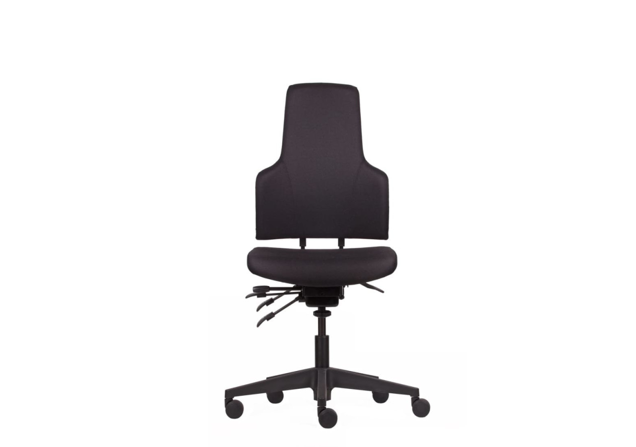 Chaise de travail Workliving WS Classe Black Edition - Confort ergonomique - 103241 - Workliving