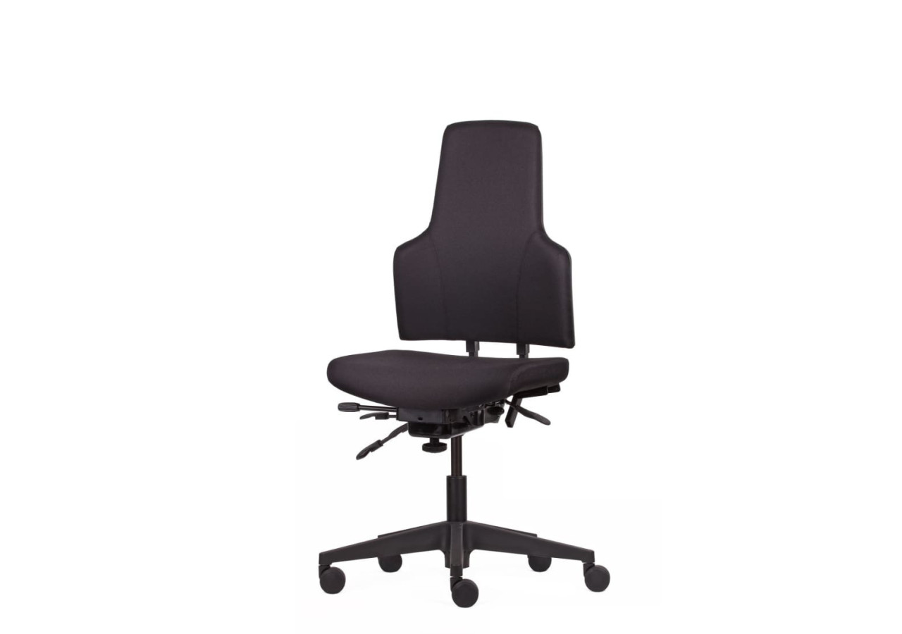 Chaise de travail Workliving WS Classe Black Edition - Confort ergonomique - 103241 - Workliving