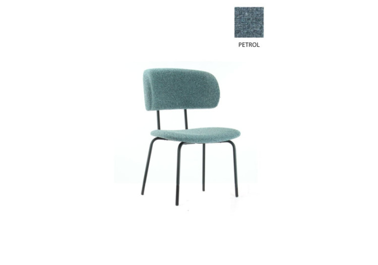 Chaise de salle à manger Workliving RS - Boucle Society Petrol - 3002038C - Workliving