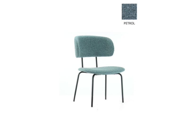 Chaise de salle à manger Workliving RS - Boucle Society Petrol - 3002038C - Workliving