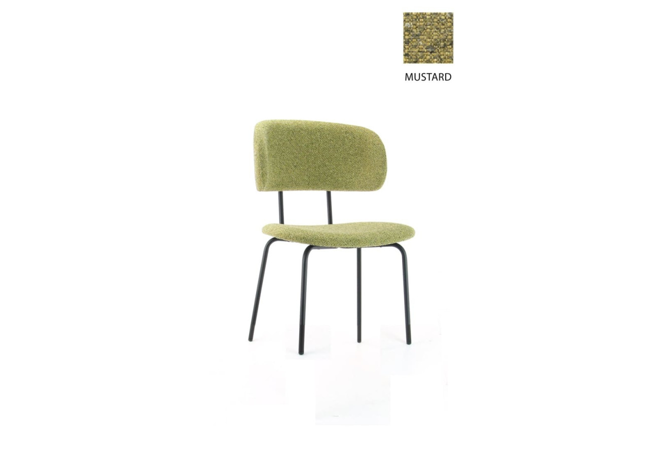 Chaise de salle à manger Workliving RS - Boucle Society Mustard - 3002039C - Workliving