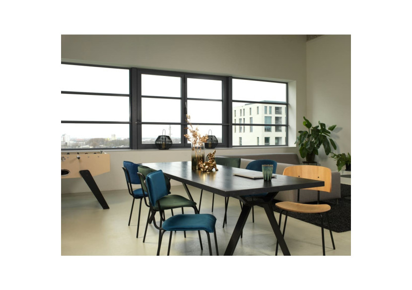 Chaise de salle à manger Workliving Bo - Velvet Earth Army - 3002017 - Workliving Chaise de salle à manger Workliving Bo - Velvet Earth Army - 3002017 - Workliving