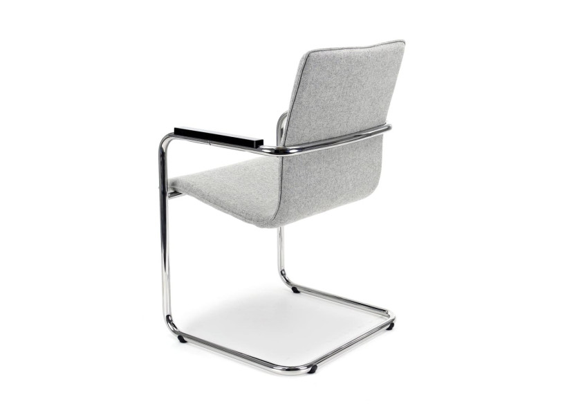Chaise de réunion Workliving X6 - Confort en tissu gris clair - 105150 - Workliving