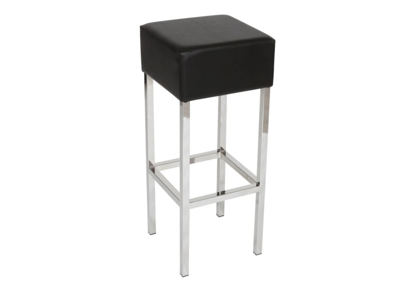 Tabouret de bar Workliving Skai - Noir et chrome moderne - 3000059 - Workliving Tabouret de bar Workliving Skai - Noir et chrome moderne - 3000059 - Workliving