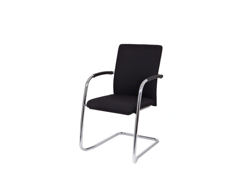 Chaise de conférence Workliving X1 - Confort Slede Noir - 101370 - Workliving