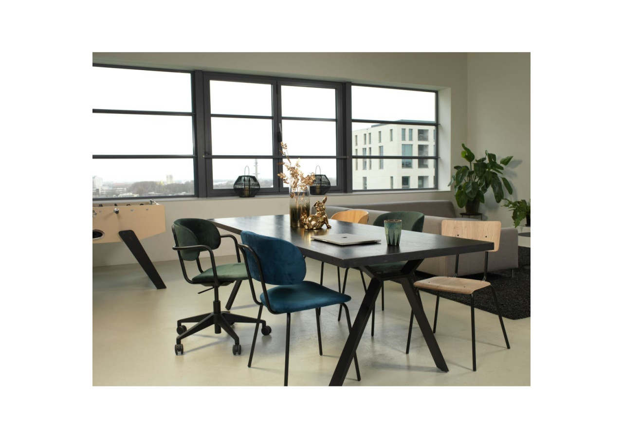 Chaise de Salle à Manger Workliving Bo RS - Velvet Earth Teal - 3002034C - Workliving