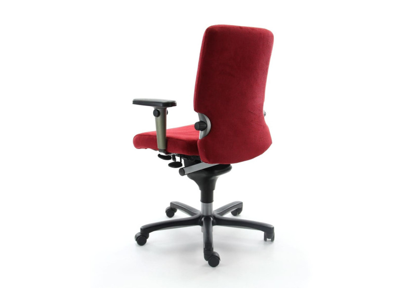 Chaise de bureau ergonomique Comforto 77 - Rouge, tissu Regain durable - R_COMFO_77_RGR - Refurbished