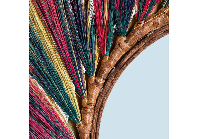 Miroir MARSHMALLOW - Arc-en-ciel 40 - JARE003Rbw - Bazar Bizar