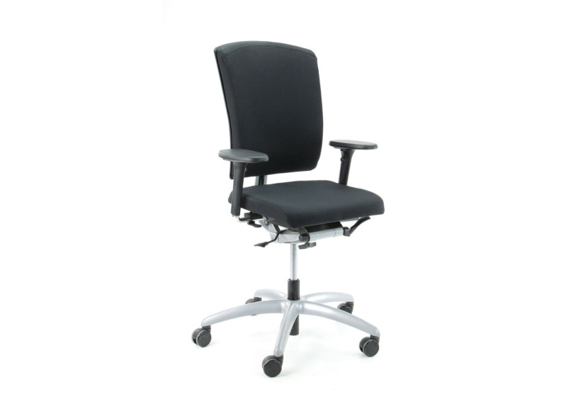 Fauteuil de Bureau Sitag EL100 - Rembourrage Noir, Accoudoirs 4D - R_SITG_EL100NS_SSB - Refurbished