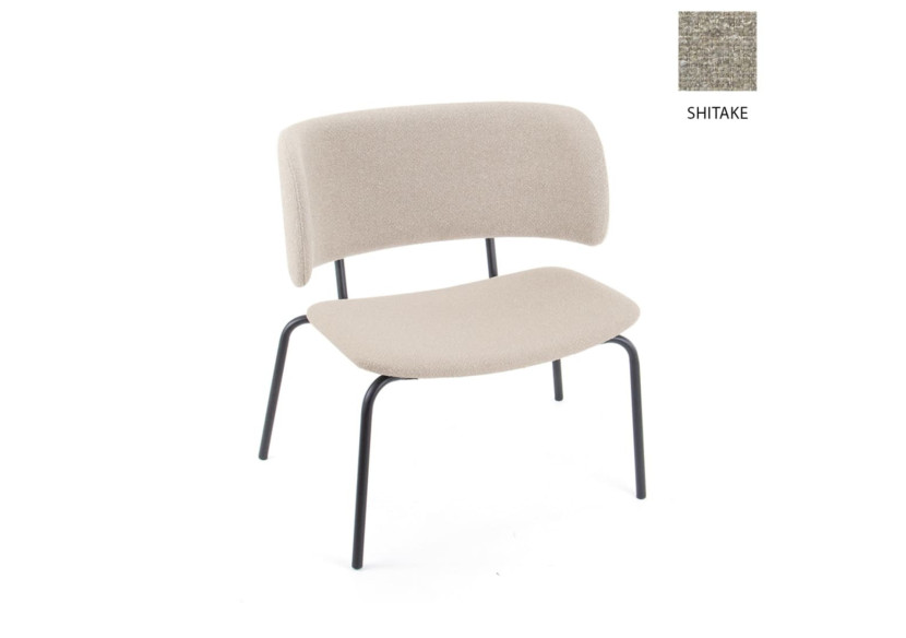 Fauteuil Bo Lounge - Tissu Boucle Shitake, Ergonomique et Élégant - 3002094 - Workliving Fauteuil Bo Lounge - Tissu Boucle Shitake, Ergonomique et Élégant - 3002094 - Workliving