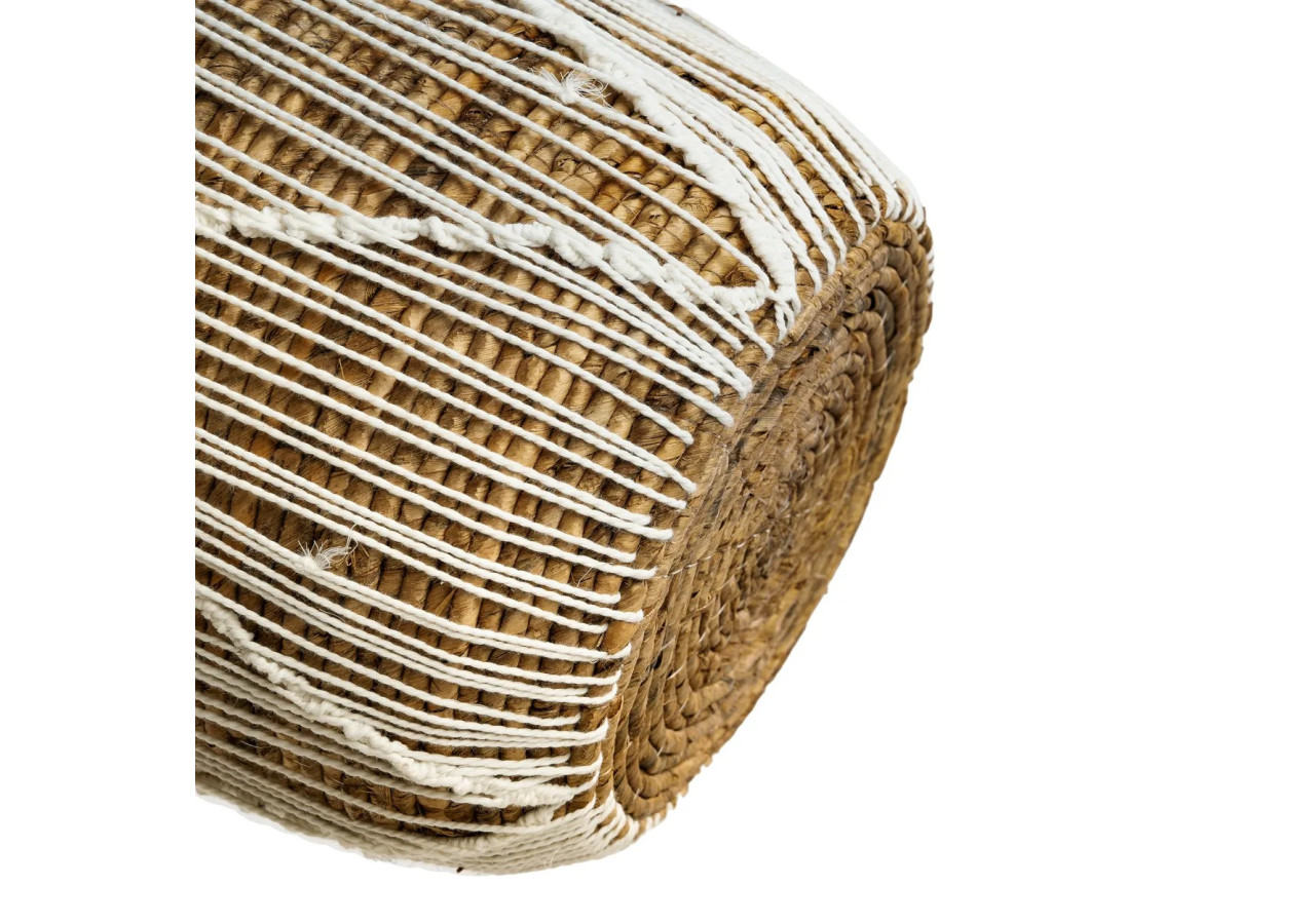 Panier en macramé tissé - Petit modèle décoratif - JAAD002NW-S - Bazar Bizar