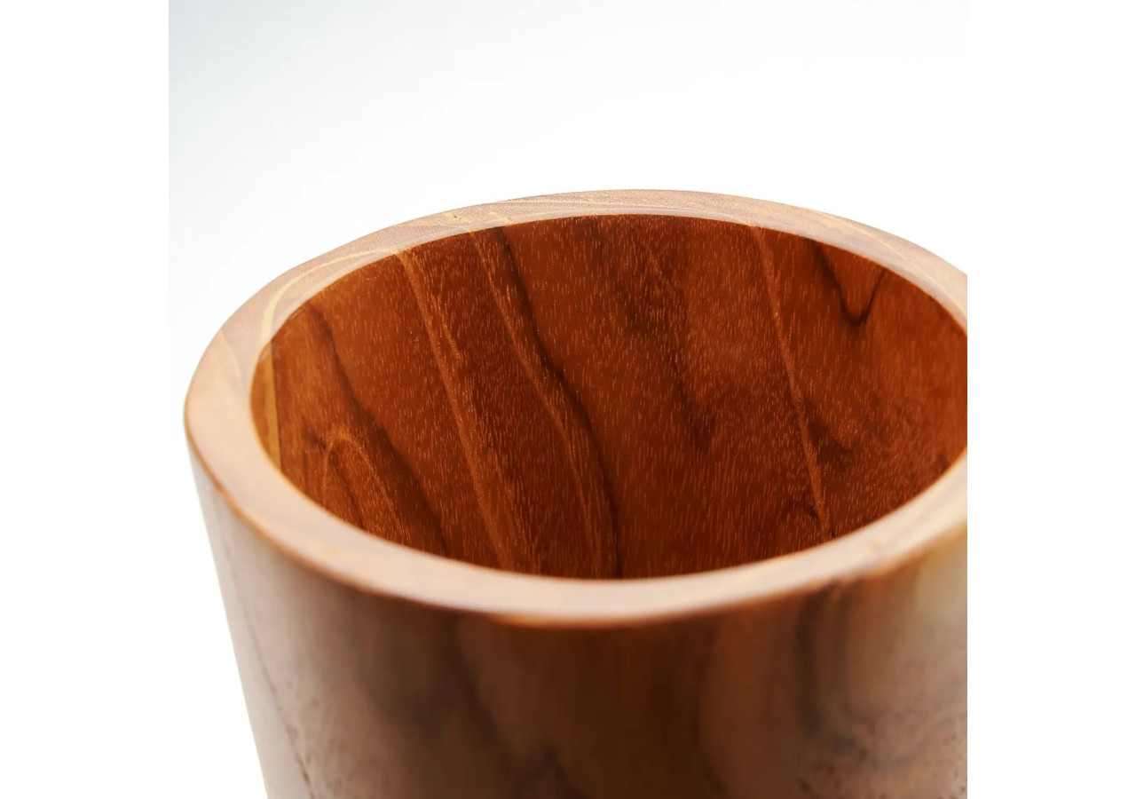 Tasse en Racine de Teck - Design unique et naturel - BASU503 - Bazar Bizar