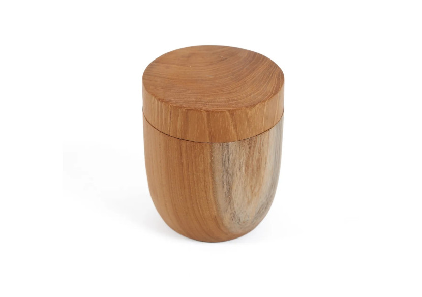 Bocal en Racine de Teck - Artisanat authentique - BASU507-M - Bazar Bizar