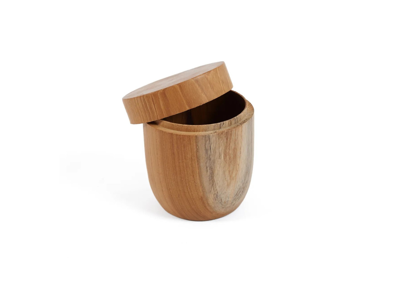 Bocal en Racine de Teck - Artisanat authentique - BASU507-M - Bazar Bizar