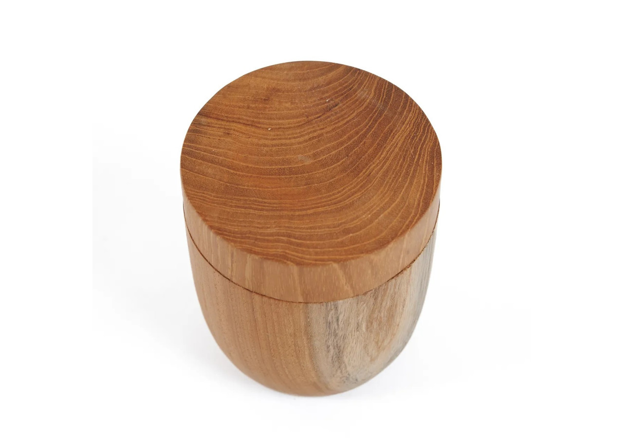 Bocal en Racine de Teck - Artisanat authentique - BASU507-M - Bazar Bizar