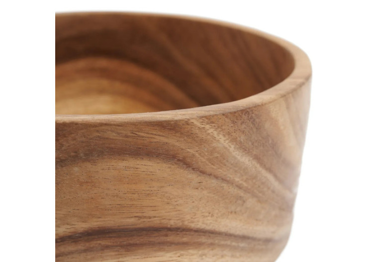 Bol à Salade Suar - Élégance Naturelle en Bois - BASU301-M - Bazar Bizar 2