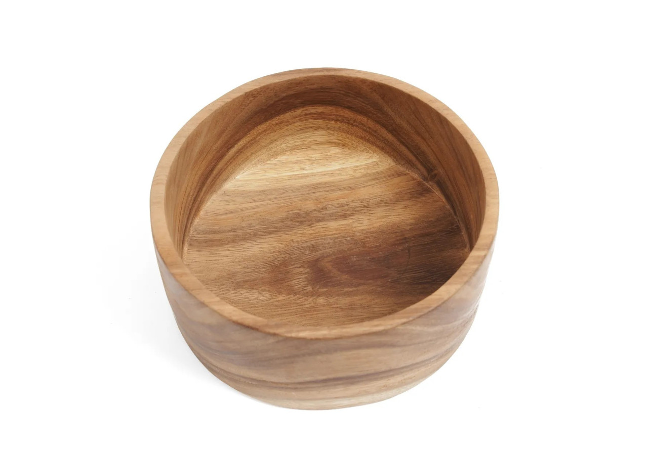 Bol à Salade Suar - Élégance Naturelle en Bois - BASU301-M - Bazar Bizar