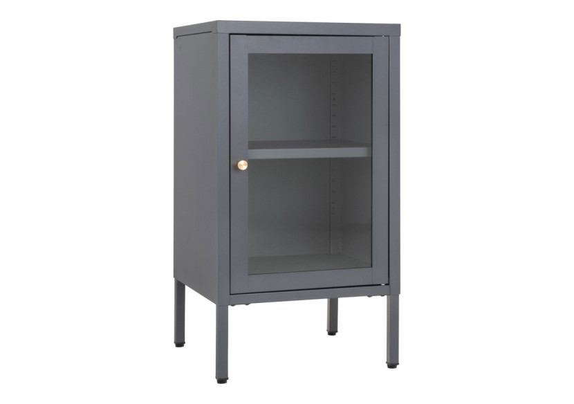 Vitrine Dalby House Nordic - Design Moderne en Acier Gris - 3001048 - House Nordic