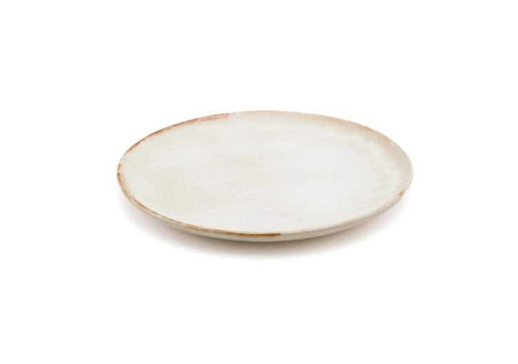 Assiette de Dîner Cascais - Lot de 4 - Élégance Artisanale - POCE050W-L-SET4 - Bazar Bizar