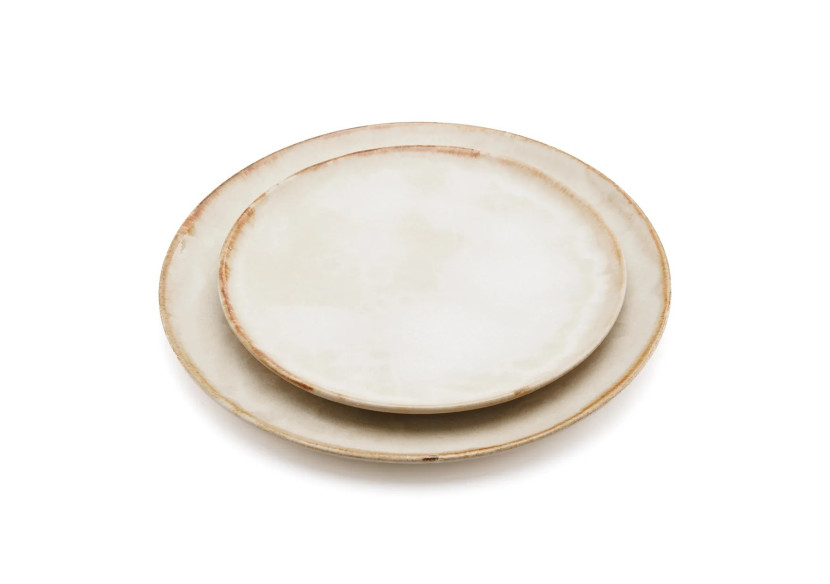 Assiette de Dîner Cascais - Lot de 4 - Élégance Artisanale - POCE050W-L-SET4 - Bazar Bizar Assiette de Dîner Cascais - Lot de 4 - Élégance Artisanale - POCE050W-L-SET4 - Bazar Bizar