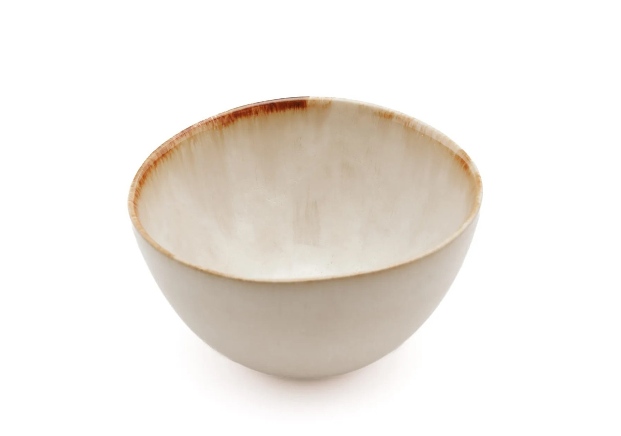 Bol CASCAIS - M - Set de 6 - Céramique portugaise raffinée - POCE056W-M-SET6 - Bazar Bizar