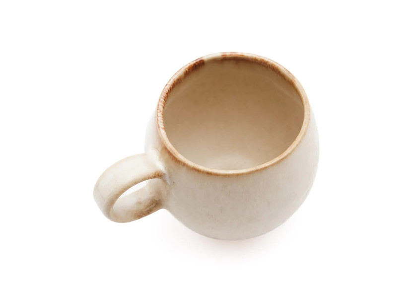 Mug CASCAIS - M - Set de 6 - Élégance en céramique portugaise - POCE053W-M-SET6 - Bazar Bizar