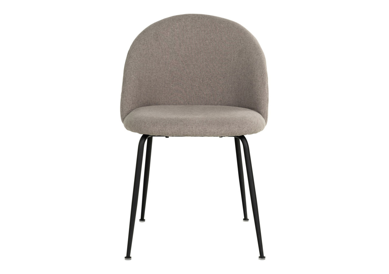 Chaise de Salle à Manger Geneve - Pierre avec pieds noirs - 1001259 - House Nordic