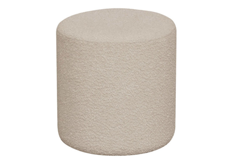 Pouf Ejby - Boucle beige, 34x36 cm - 1501114 - House Nordic