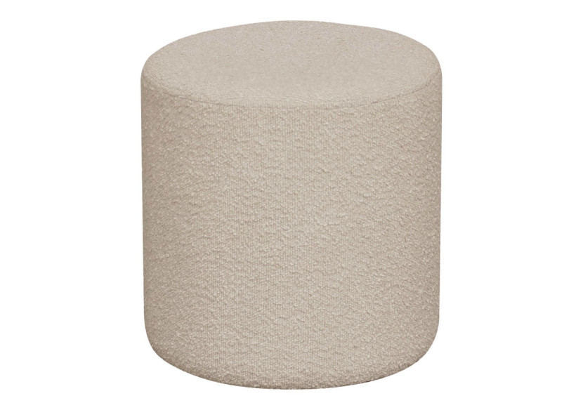 Pouf Ejby - Boucle beige, 34x36 cm - 1501114 - House Nordic