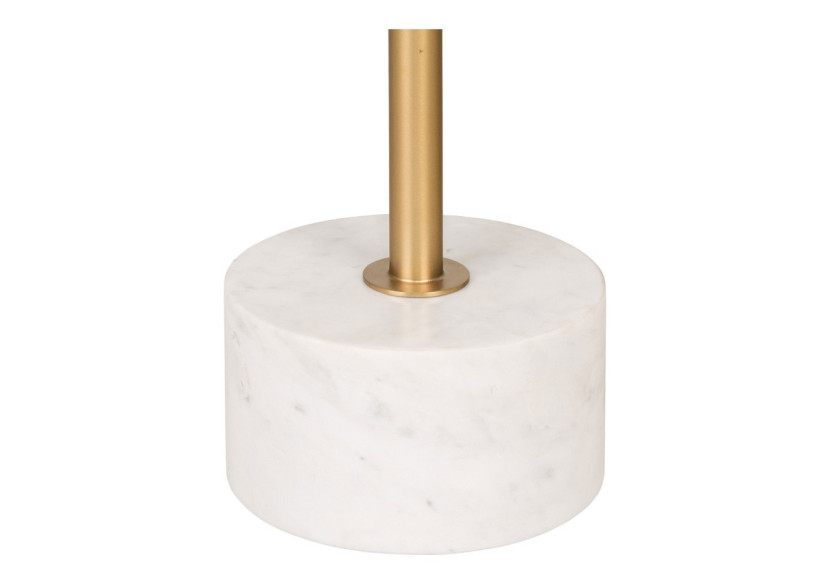 Table d'appoint Lecco - Laiton et marbre 51x52 cm - 1601000 - House Nordic