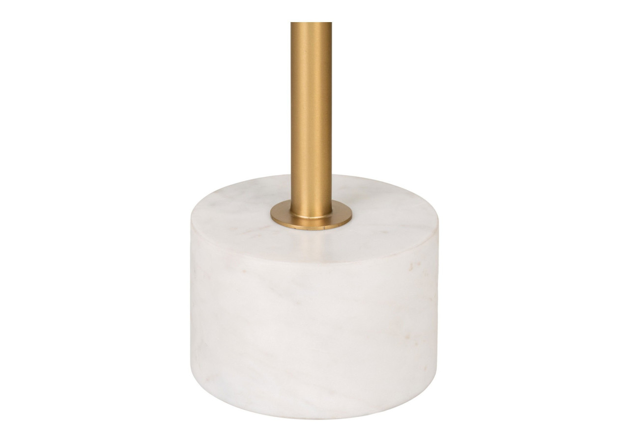 Table d'appoint Lecco - Laiton et marbre 41x58 cm - 1601500 - House Nordic