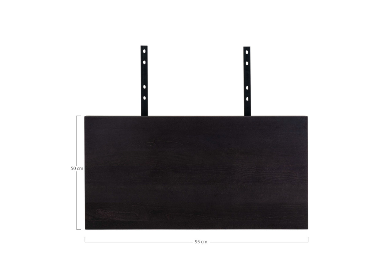 Plaques d'extension pour table Toulon/Montpellier/Bordeaux - Set de deux en chêne noir - 2201590 - House Nordic