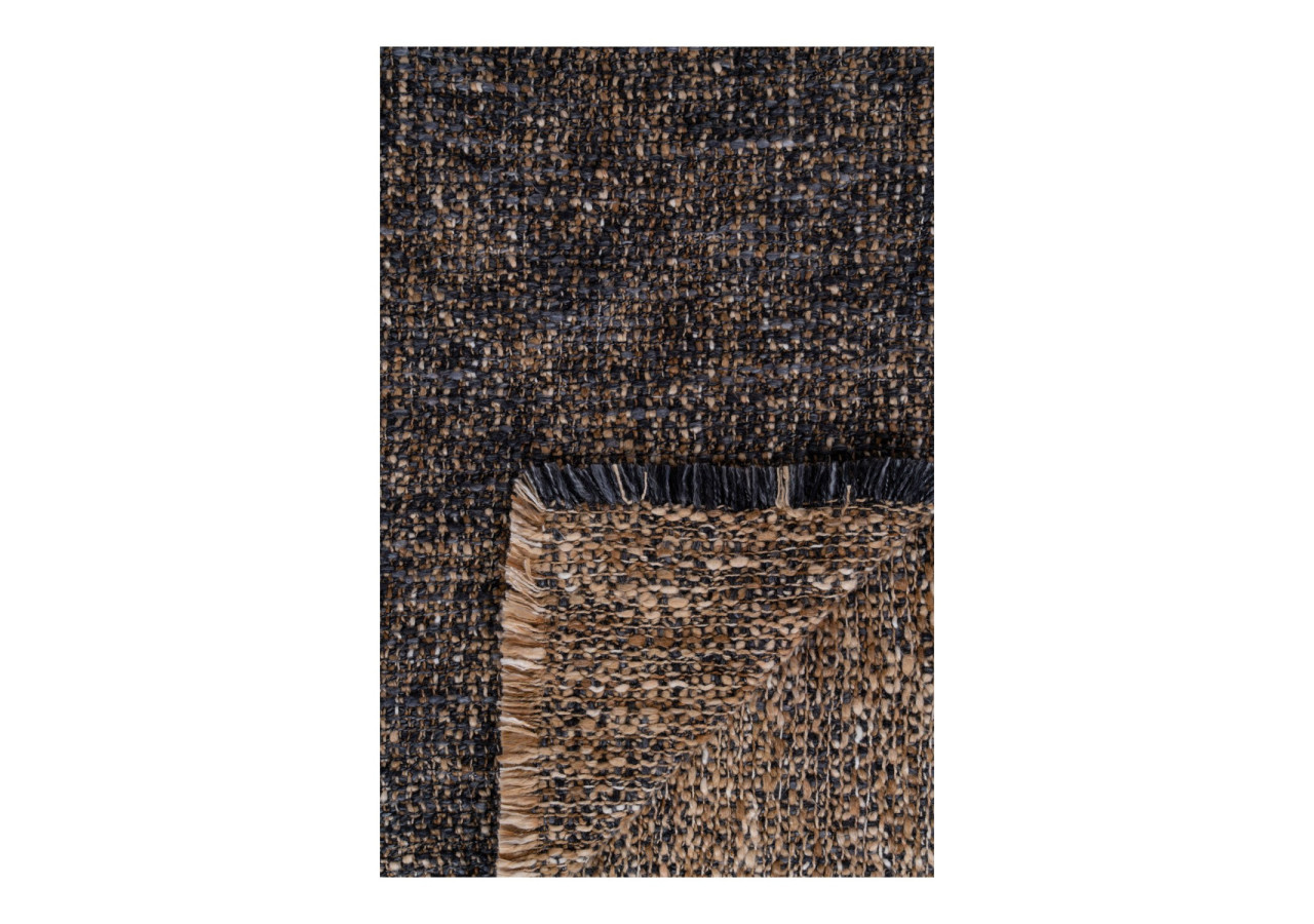 Plaid Ely - Plaid bleu/jaune, 130x170 cm - 3960911 - House Nordic