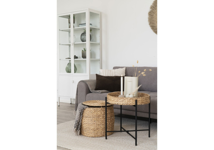 Plaid Alanya - Plaid marron/beige/blanc, 130x180 cm - 3960916 - House Nordic