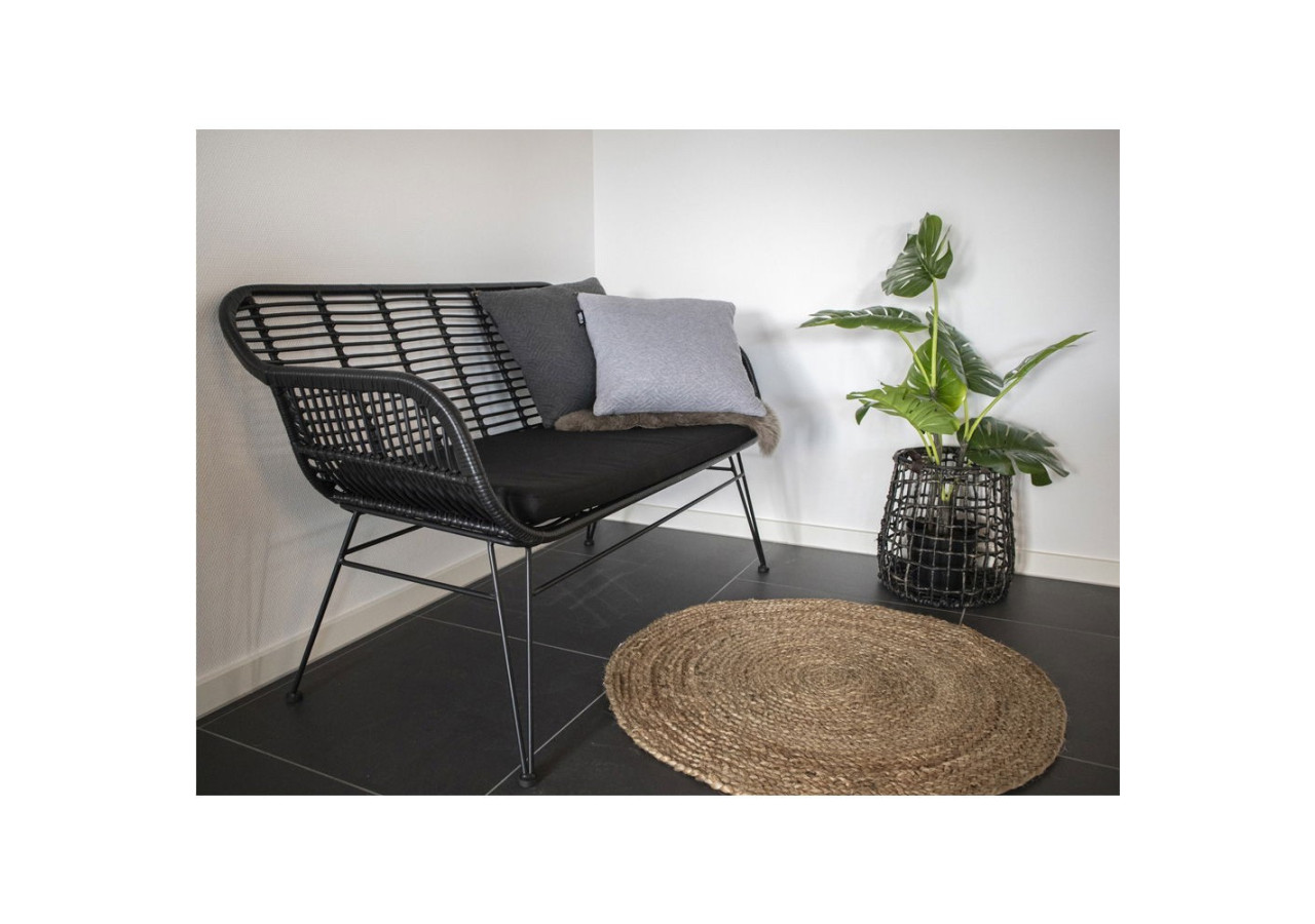 Tapis BOMBAY - Jute tressé nature 90 cm - 3981090 - House Nordic