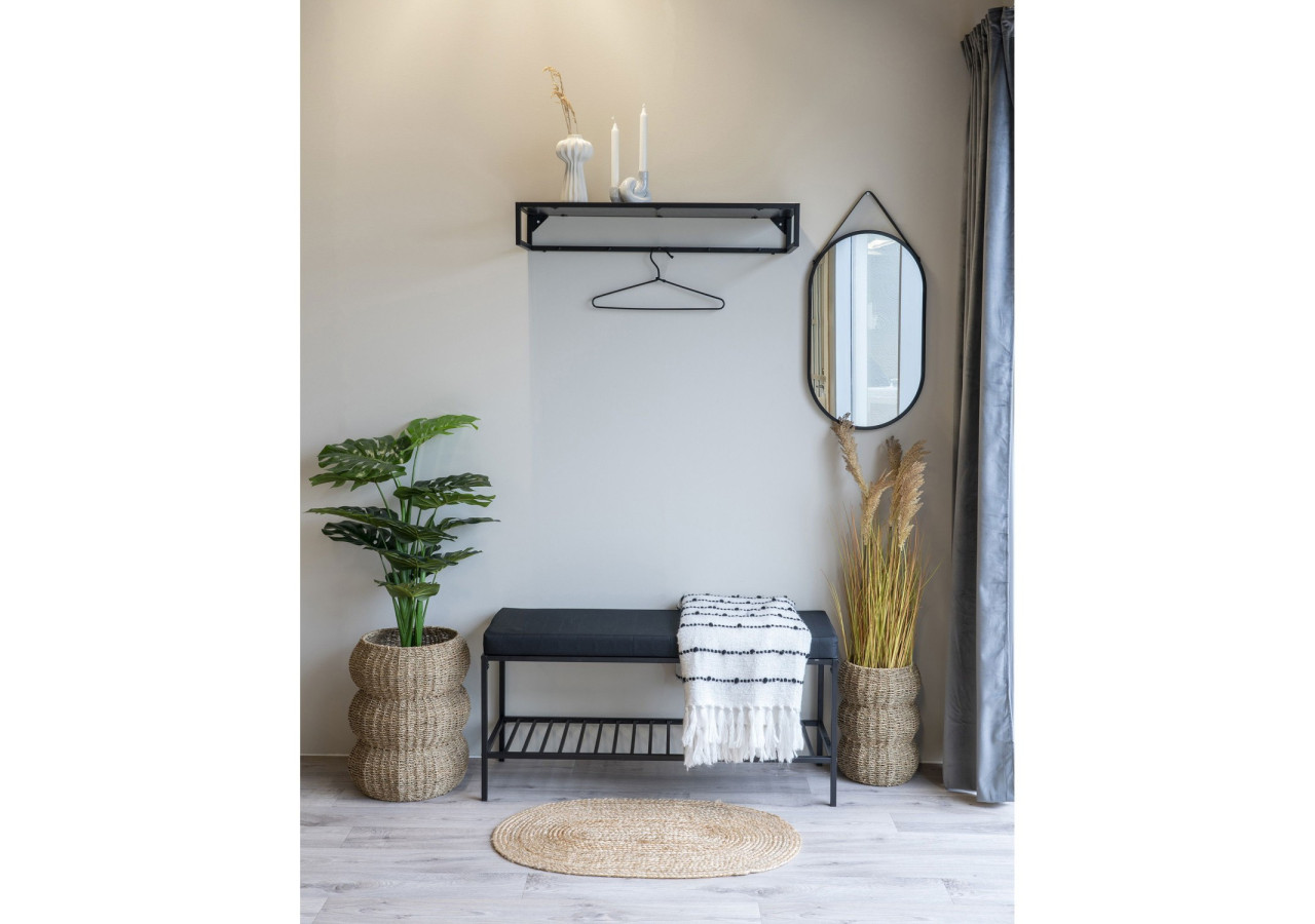 Paillasson Bombay - Jute tressé naturel ovale 50x80 cm - 3981095 - House Nordic