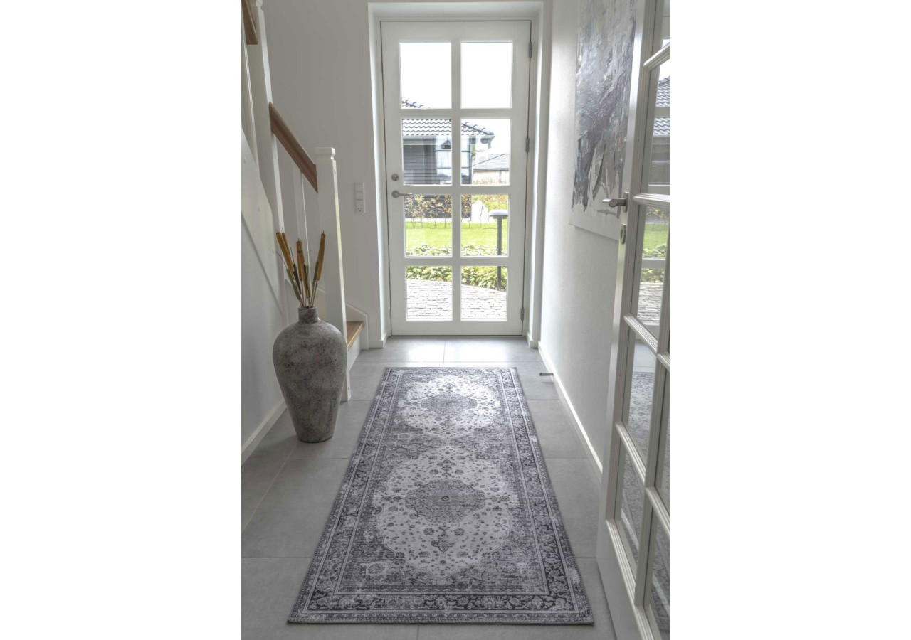 Couloir Runner Havana - Noir et blanc 80x200 cm - 3981265 - House Nordic