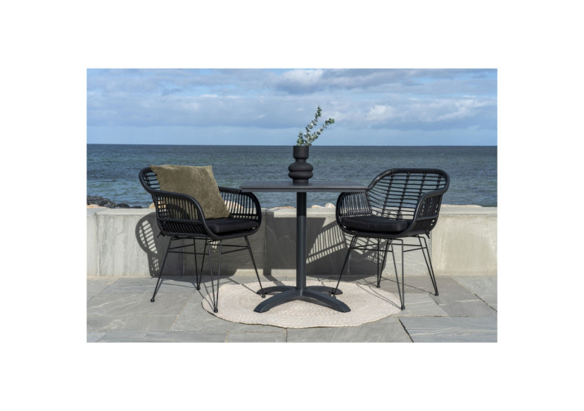 Tapis MENORCA - 100% Plastique Recyclé, Sable, 120 cm - 3981300 - House Nordic