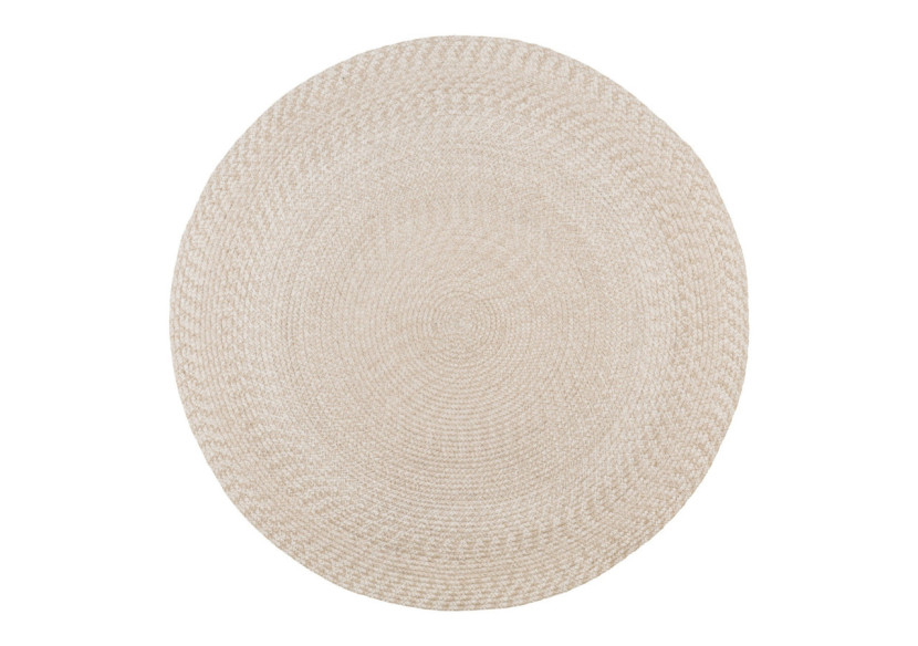 Tapis MENORCA - 100% Plastique Recyclé, Sable, 180 cm - 3981310 - House Nordic