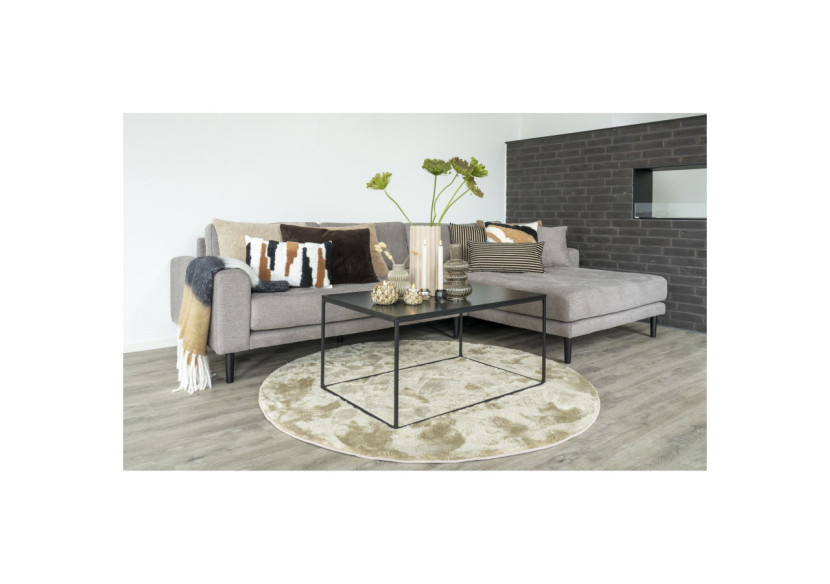 Tapis Miami - Rond couleur sable 160 cm - 3981416 - House Nordic