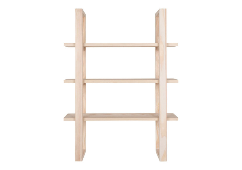 Étagère SANTIAGO - En bois de paulownia, naturel, 48 x 63 cm - 4291110 - House Nordic
