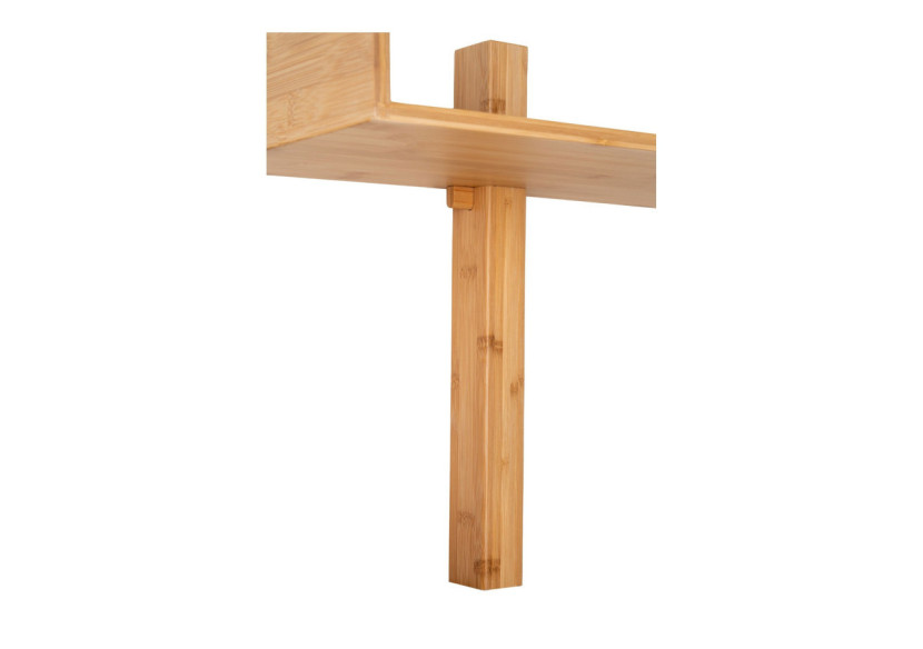 Étagère VILLA - Murale en bambou, naturelle, 50 x 36 cm - 4292241 - House Nordic