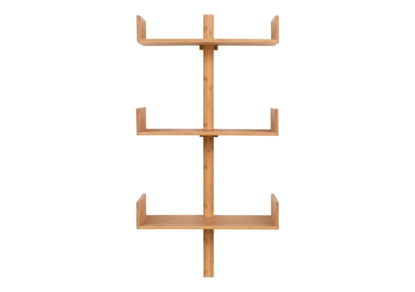 Étagère VILLA - Murale en bambou, naturelle, 50 x 102 cm - 4292242 - House Nordic