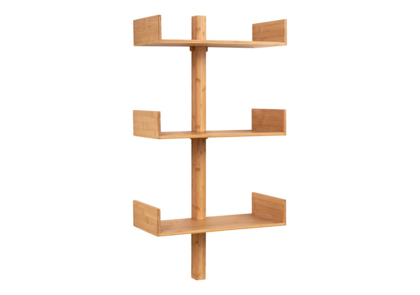 Étagère VILLA - Murale en bambou, naturelle, 50 x 102 cm - 4292242 - House Nordic