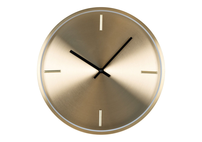 Horloge murale ISTANBUL - Aluminium doré, Ø 30 cm - 4361110 - House Nordic