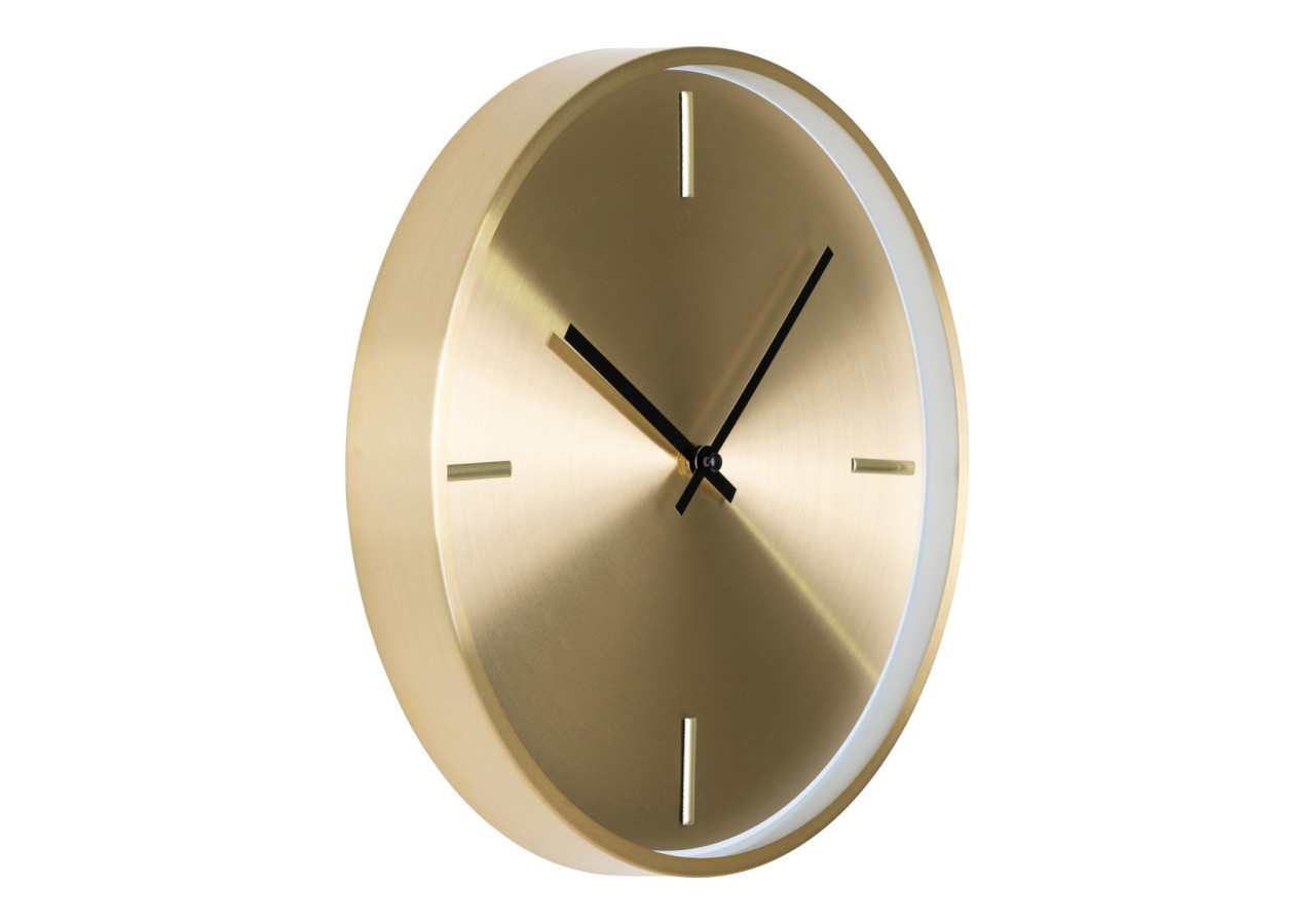 Horloge murale ISTANBUL - Aluminium doré, Ø 30 cm - 4361110 - House Nordic