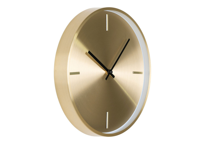 Horloge murale ISTANBUL - Aluminium doré, Ø 30 cm - 4361110 - House Nordic
