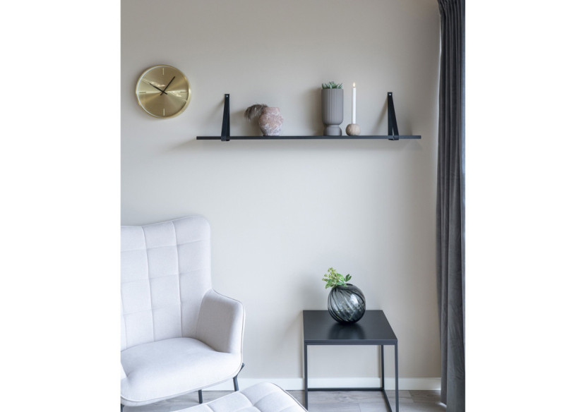 Vase en verre - Boule soufflée, gris, Ø 20 x 19 cm - 4441378 - House Nordic