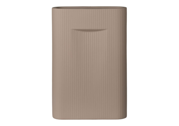 Vase en céramique - Marron 24x8,5x35,5 cm - 4441764 - House Nordic